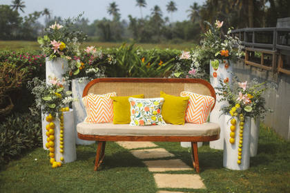 Lounge and Photo-op — Brunch decor — Alila Diwa Goa